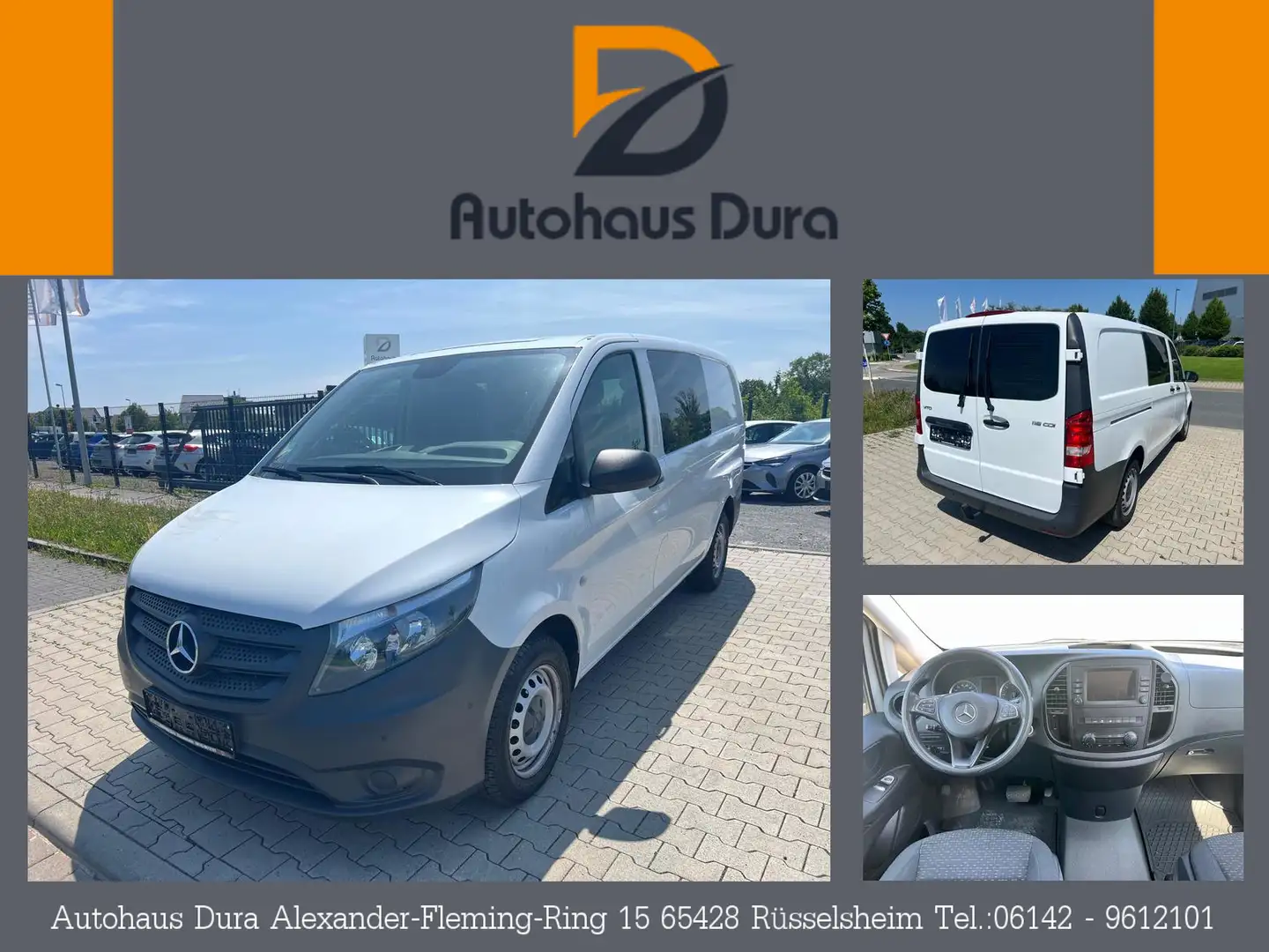 Mercedes-Benz Vito Mixto 116 CDI lang Aut. Navi+ Kamera+Ahk Weiß - 1