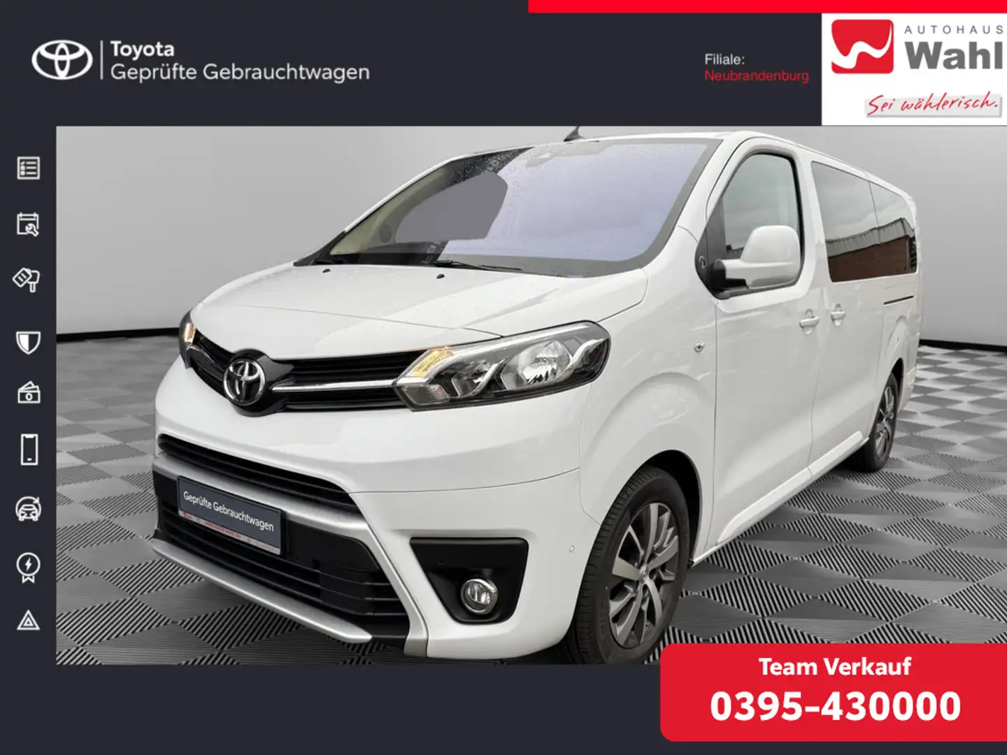 Toyota Proace Verso 2.0 L2 Team Deutschland Weiß - 1