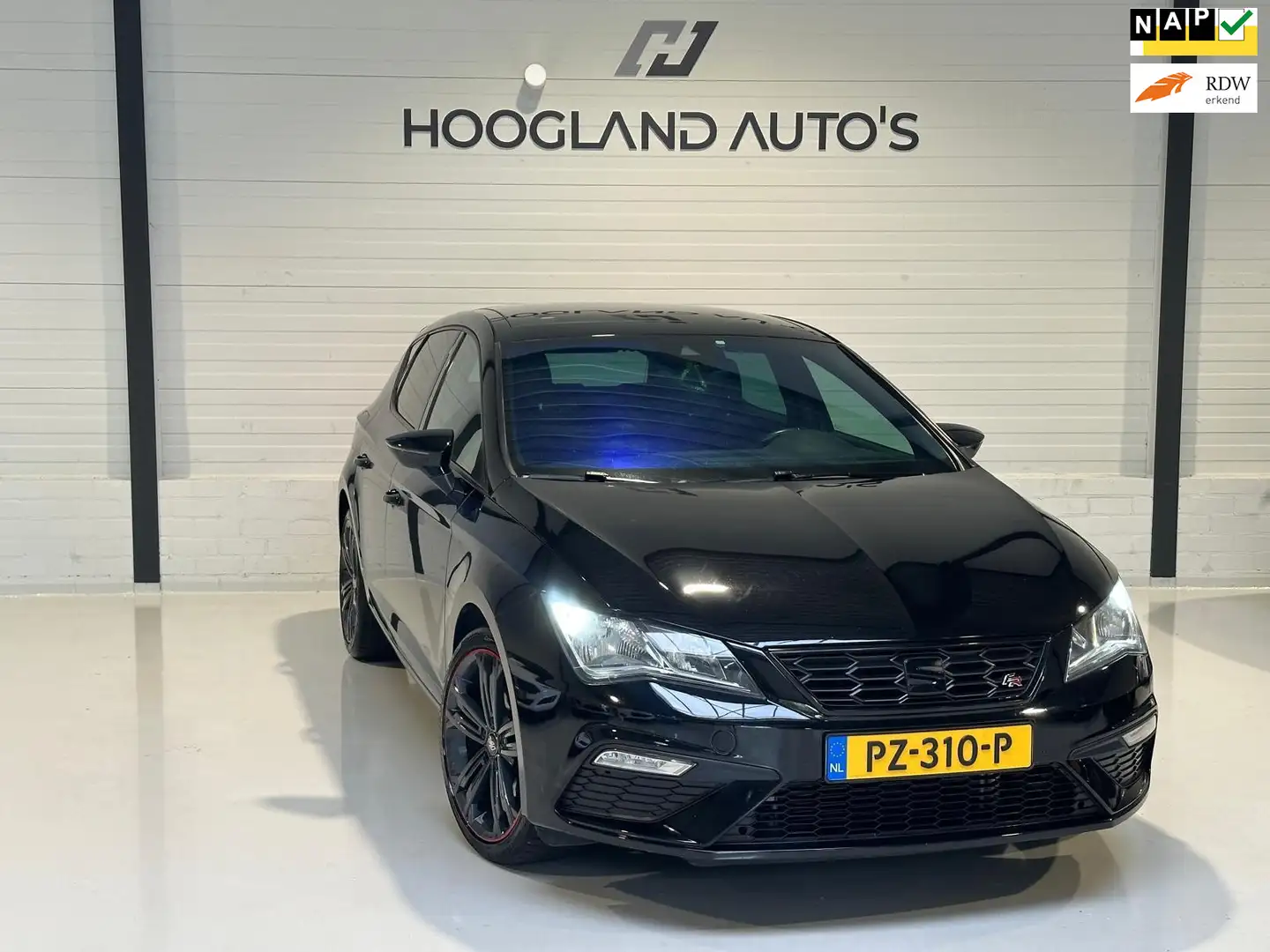 SEAT Leon 1.4 Eco TSI FR Business Panorama 2017 NAP Zwart - 1