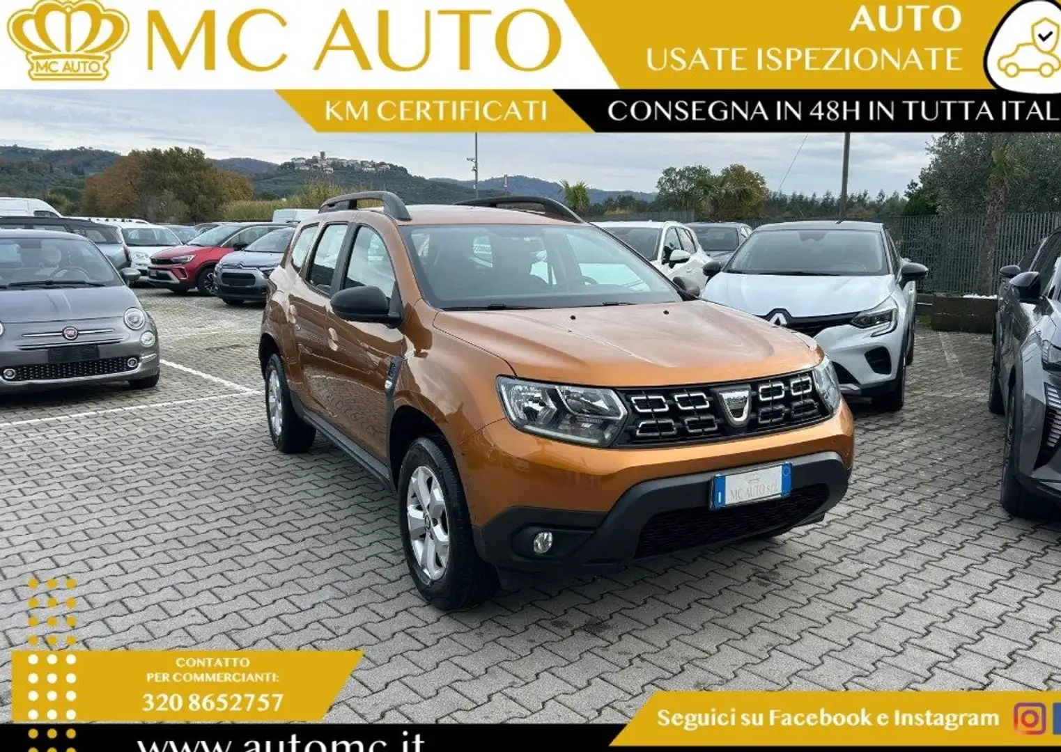 Dacia Duster 1.0 TCe 100 CV ECO-G 4x2 Comfort PROMO CON FINAZIA Orange - 1
