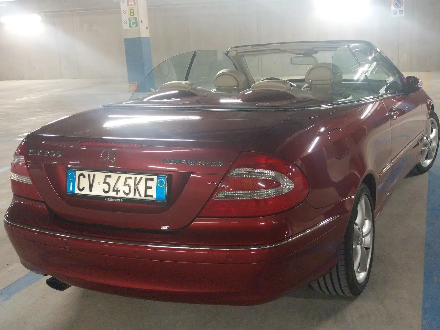 Mercedes-Benz CLK 200 CLK Cabriolet - A209 Cabrio k tps Elegance Червоний - 1
