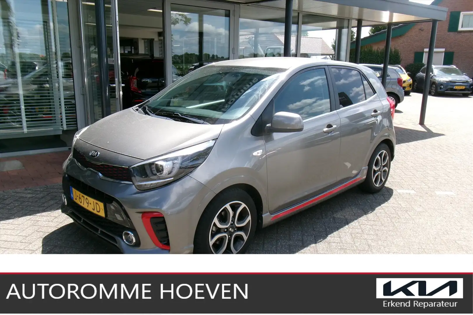 Kia Picanto 1.0 MPi GT-Line Edition luxe Navi Cruise 27.000 Or Gris - 1