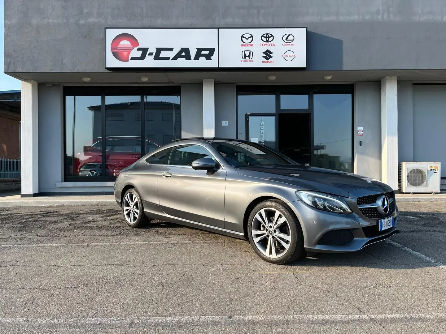 Mercedes-Benz C 220 C Coupe 220 d Sport 4matic auto Grigio - 1