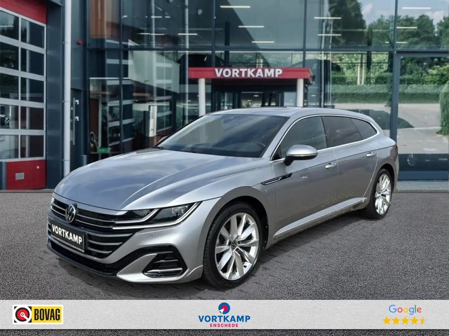 Volkswagen 1.4 TSI DSG R-LINE EHYBRID PANO-DAK/TREKHAAK/CAMER Сірий - 1