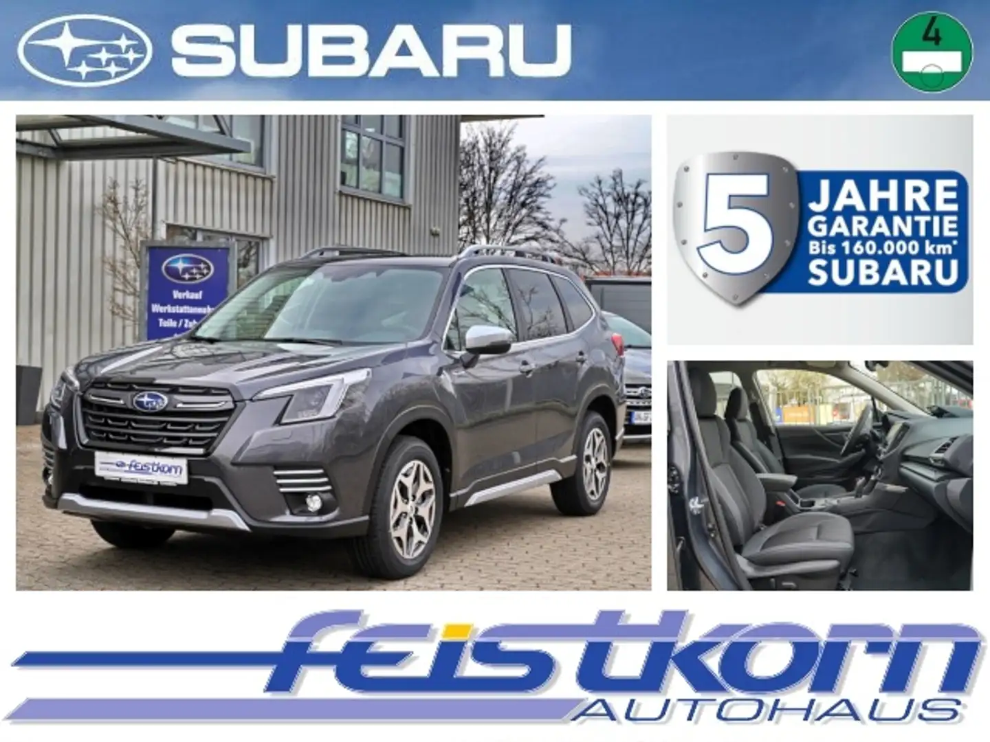 Subaru Forester 2.0ie e-BOXER Active Lineartronic Gris - 1