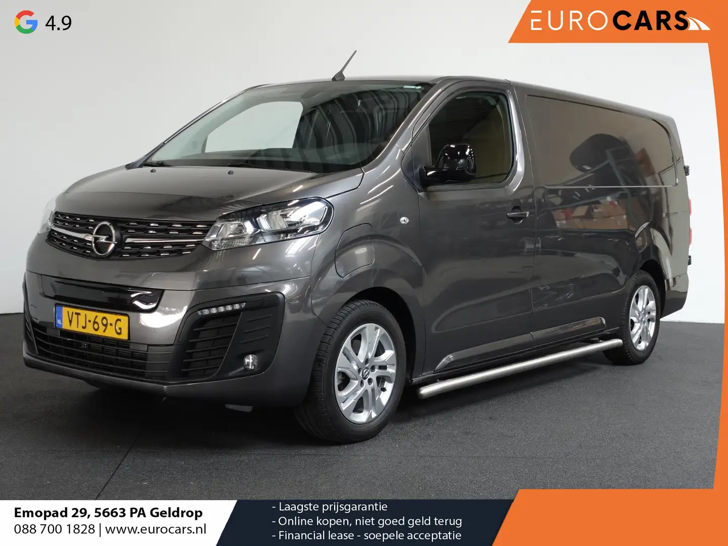 Opel Vivaro-e L3H1 Edition 75 kWh Automaat Airco Navigatie Cruis Grijs - 1
