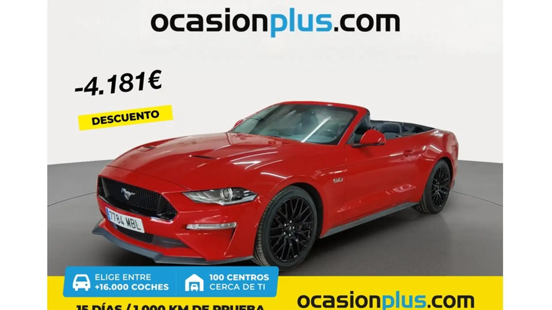 Ford Mustang Convertible 5.0 Ti-VCT GT Aut. Rojo - 1