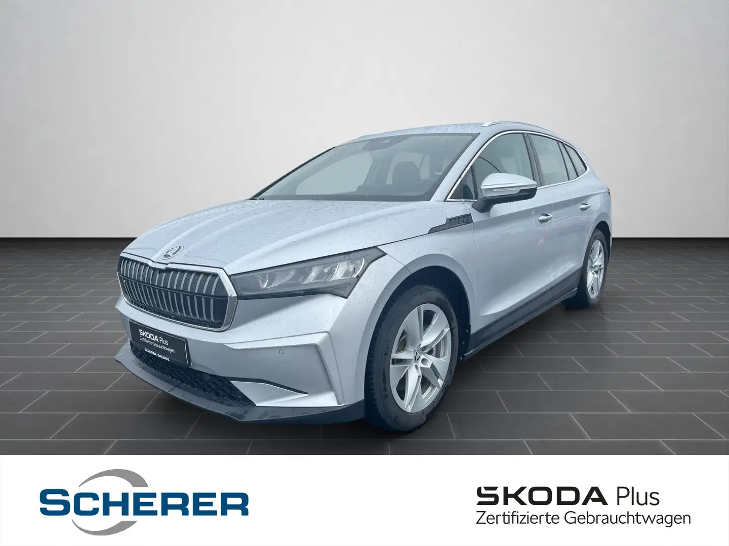 Skoda Enyaq iV 80 Loft NAV SHZ KAM LED LM CarPlay Grau - 1