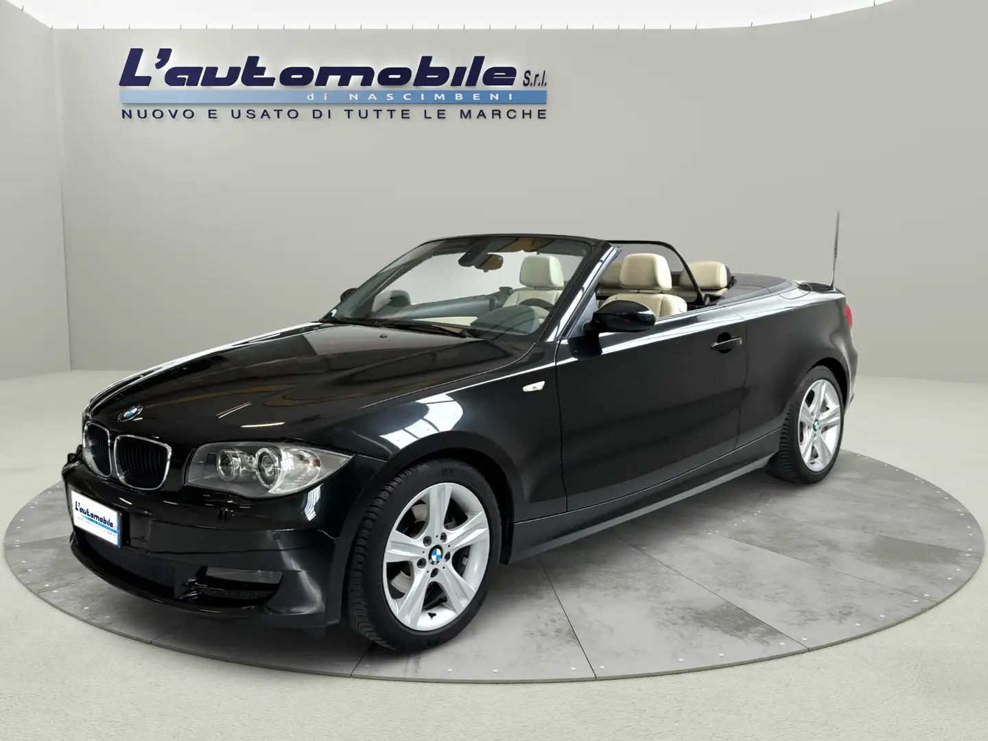 BMW 120 120d Cabrio Futura Noir - 1