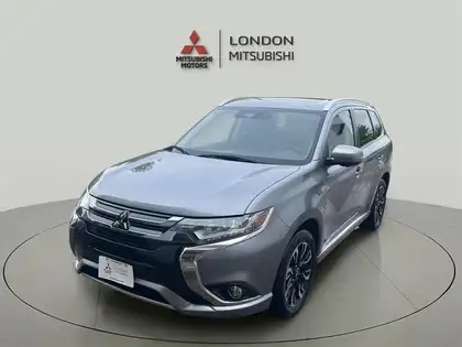 Gray 2018 Mitsubishi Outlander Hybrid Plug-in SUV / Crossover All-Wheel Drive Automatic