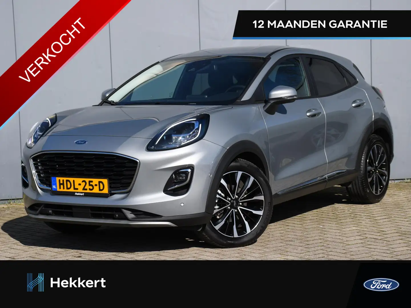 Ford Puma Titanium X 1.0 EcoBoost Hybrid 125pk Automaat ADAP Gris - 1