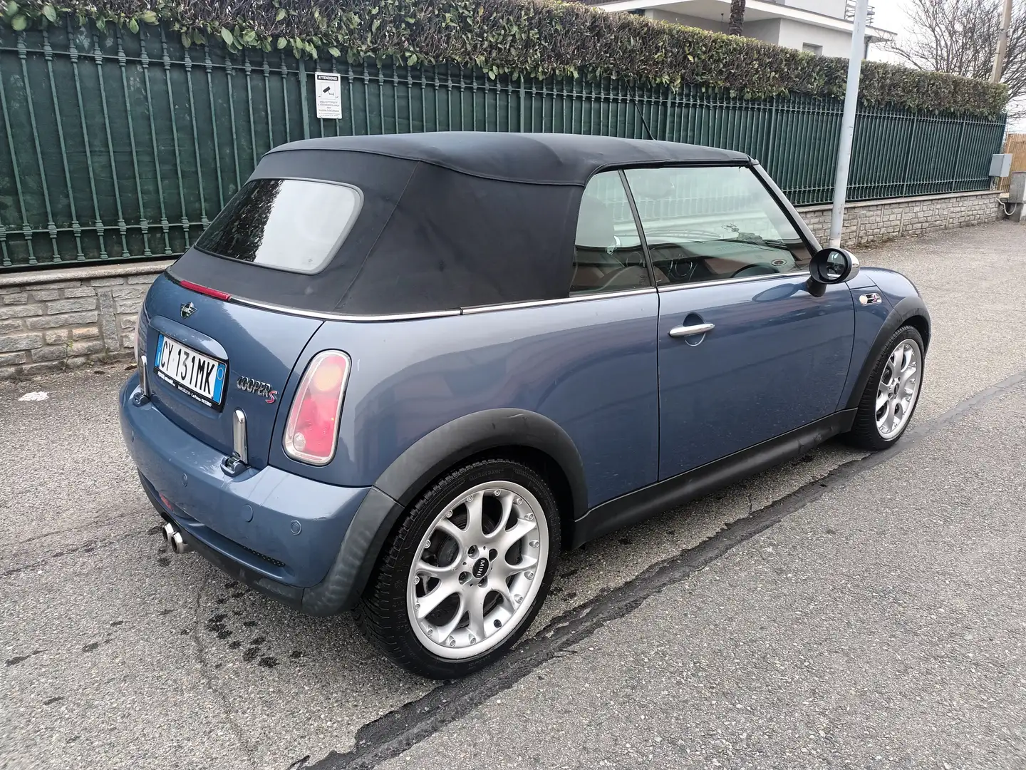 MINI Cooper S Cabrio 1.6 170cv Crono Plus/PELLE/17"/TAGLIANDATA Синій - 2
