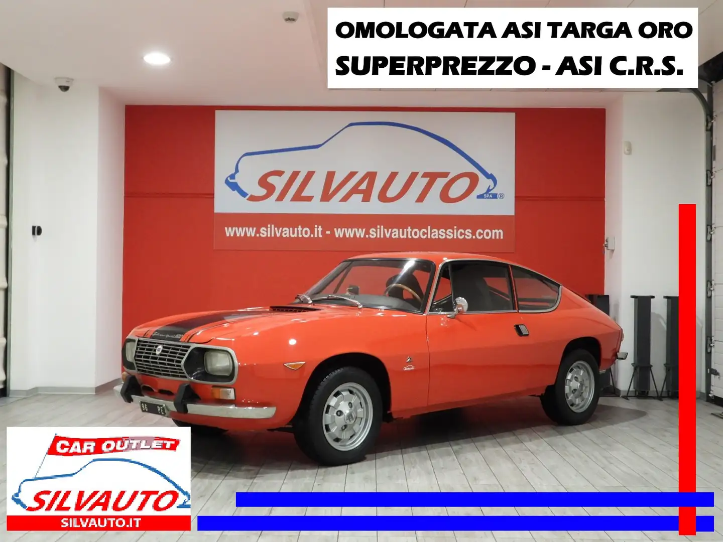 Lancia Fulvia SPORT 1600 ZAGATO TIPO 818.750-ASI TARGA ORO(1972) Orange - 1