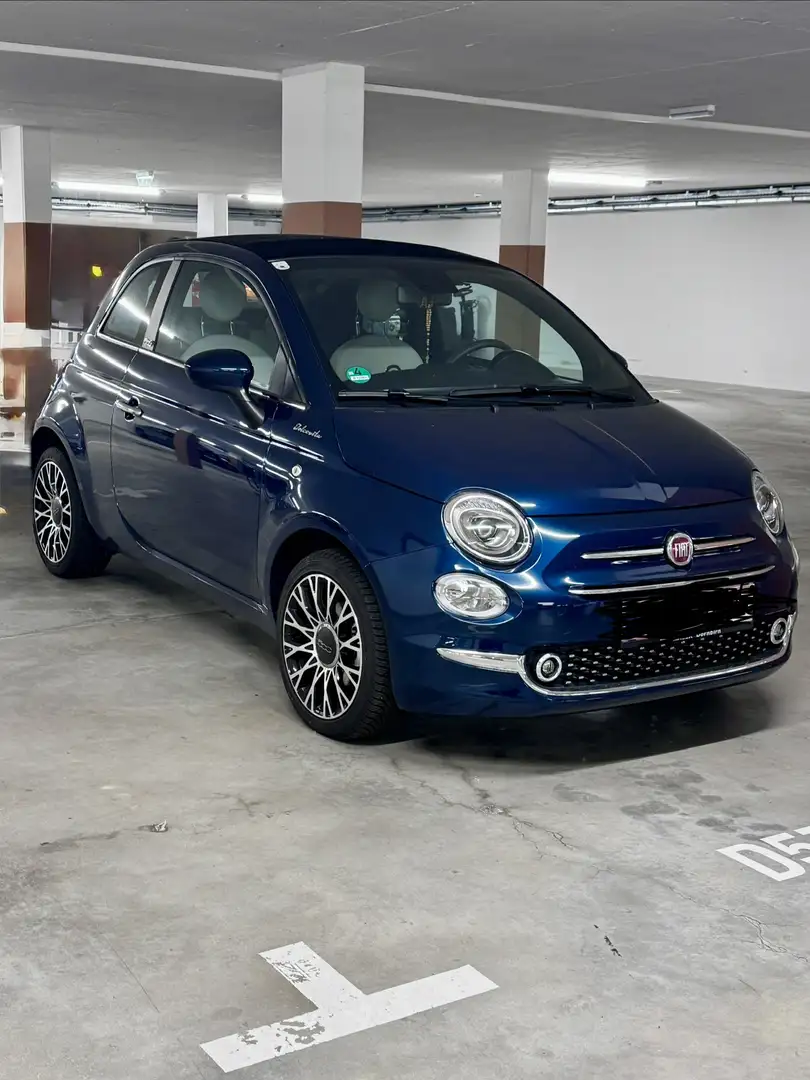 Fiat 500C FireFly Hybrid 70 Dolcevita Blau - 1