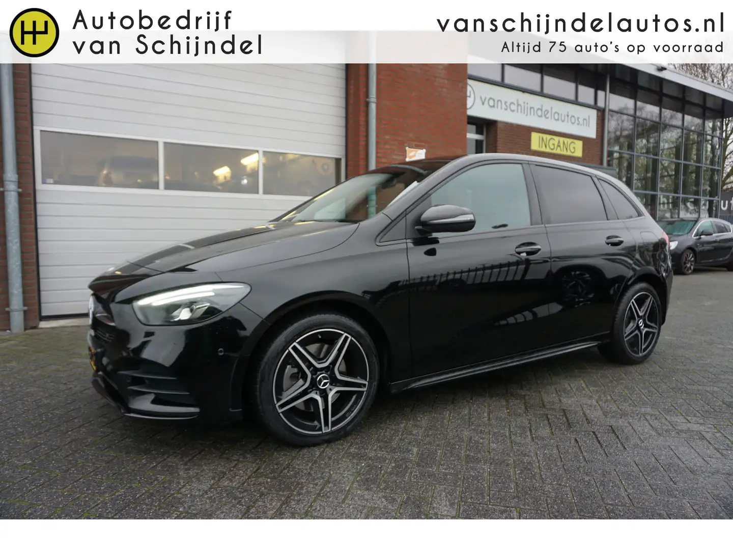 Mercedes-Benz B 250 250E PREMIUM PLUS AMG VOLLEDIG DEALER ONDERHOUDEN Zwart - 1