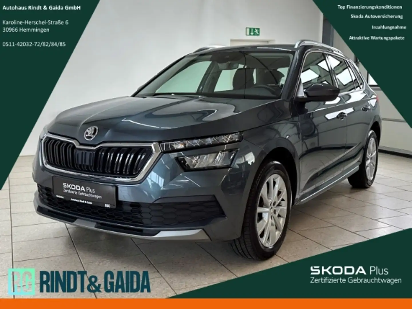 Skoda Kamiq 1.0 TSI Style LED SHZ Freisprech LaneAssist Grau - 1
