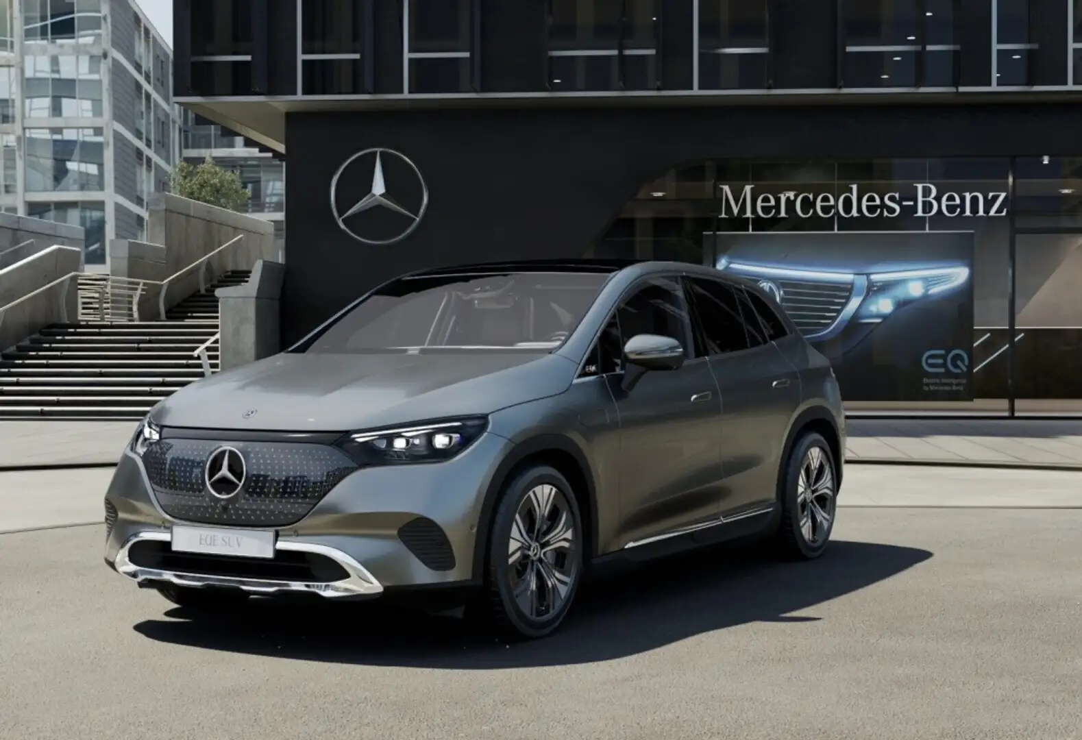 Mercedes-Benz EQE SUV EQE 350+ SUV Burm+Pano+Digital+Distr+Memo+AHK Grau - 2