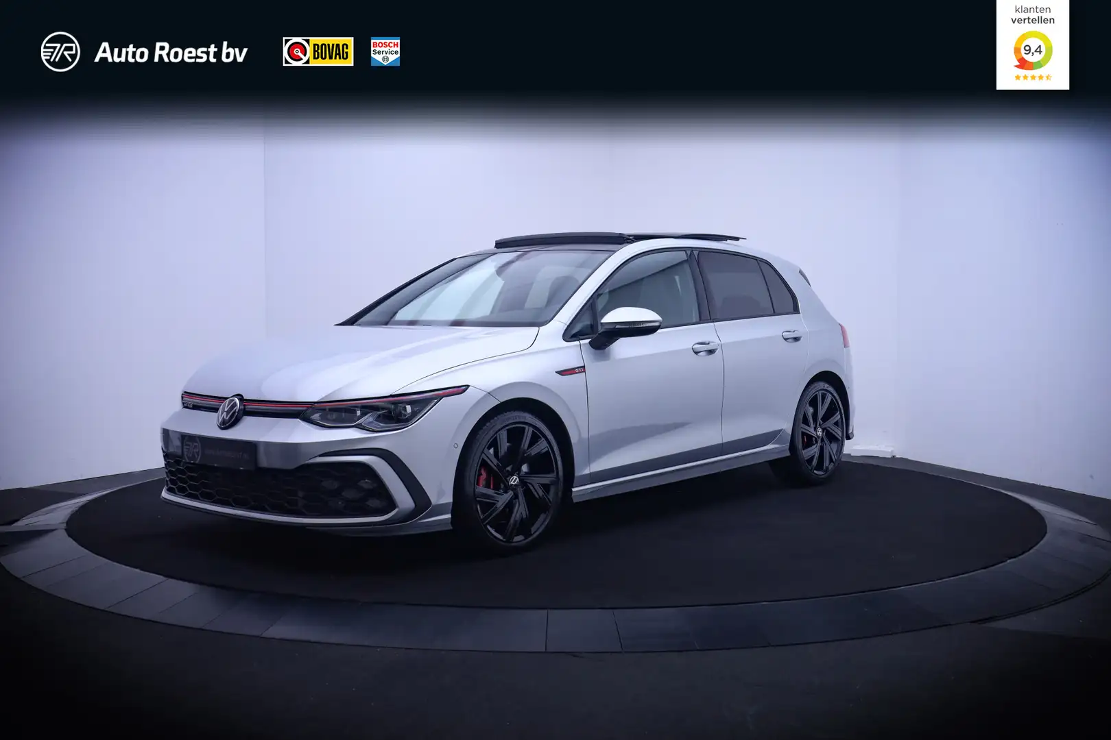 Volkswagen Golf 2.0GTI Dsg. IQ LIGHTS PANO/NAVI/APP CONNECT/STUUR+ Zilver - 1