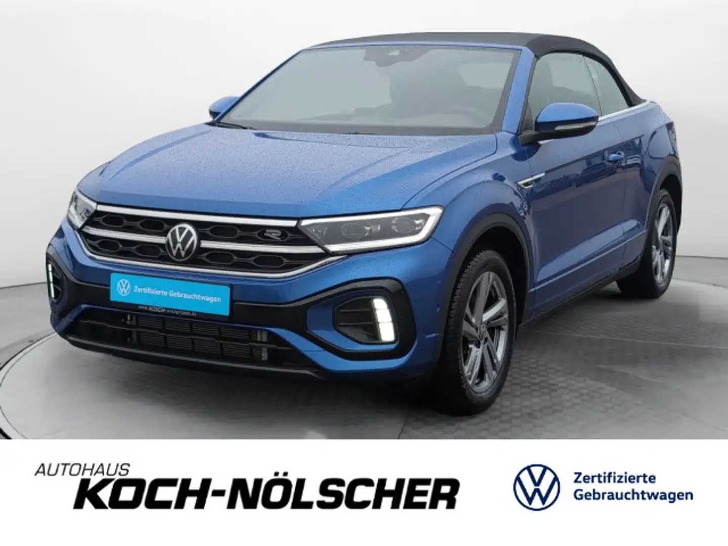 Volkswagen T-Roc 1.5TSI R-Line DSG Navi LED AHK Blau - 1