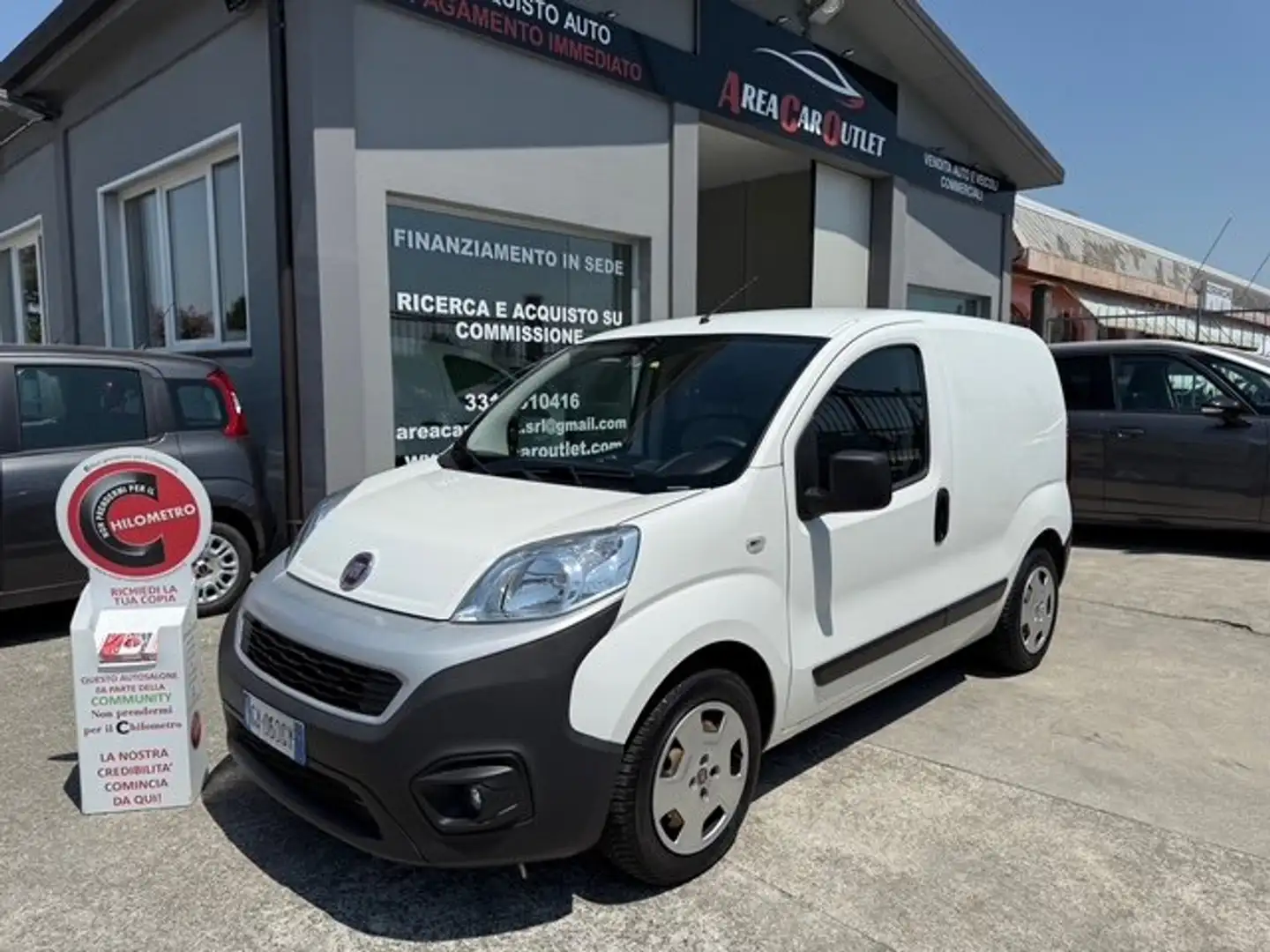 Fiat Fiorino 1.3mjt 95cv*ALLESTITO OFFICINA-CASSETTIERE*SENSORI Wit - 1