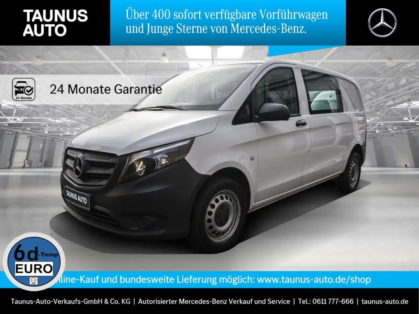 Mercedes-Benz Vito 114 CDI KA 4x4 Klima Navi Autom. Tempomat Blanc - 1