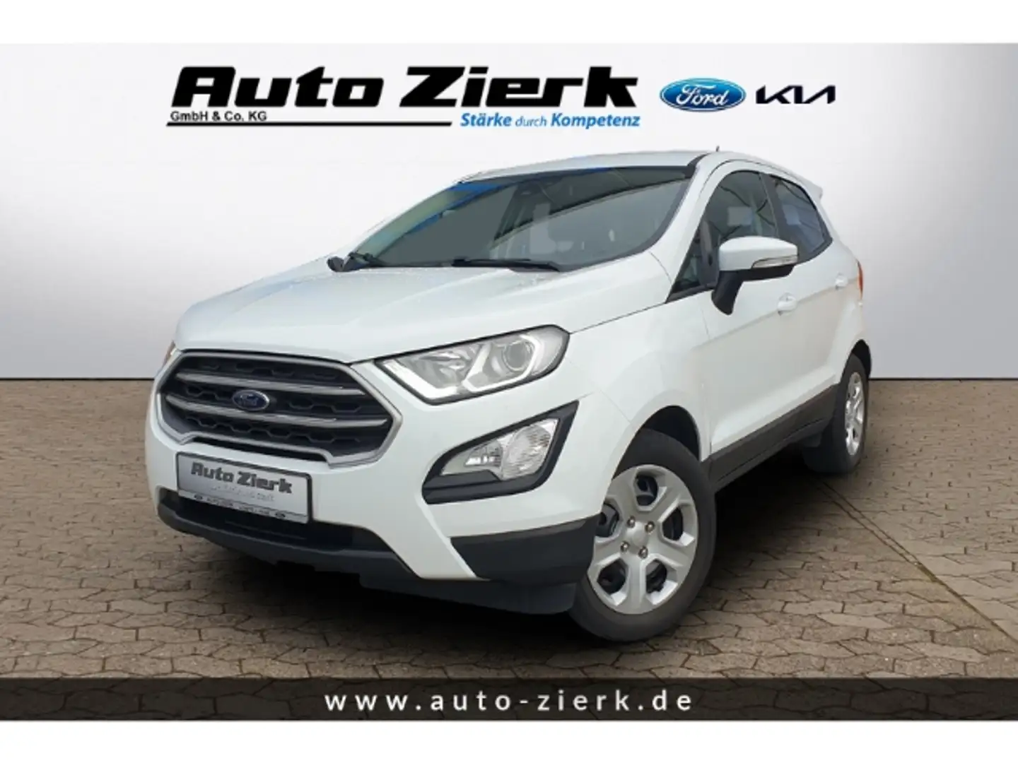 Ford EcoSport Cool&Connect 1.0 EcoBoost AHK DAB 1HAND! Bianco - 1