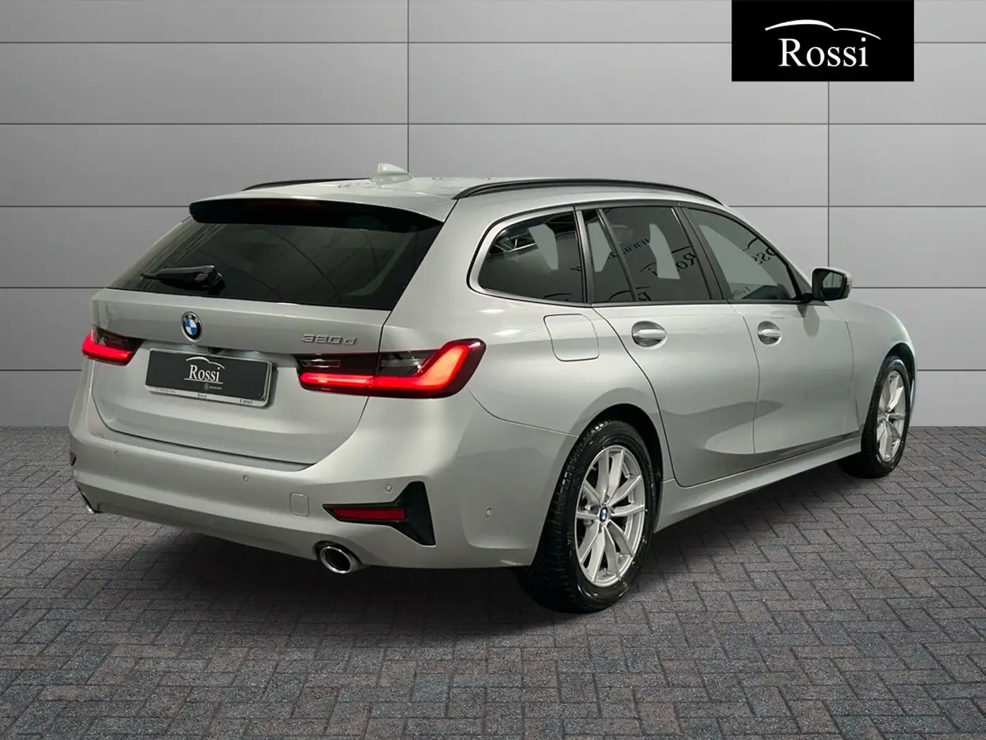 BMW 320 d Business Advantage auto Argento - 2