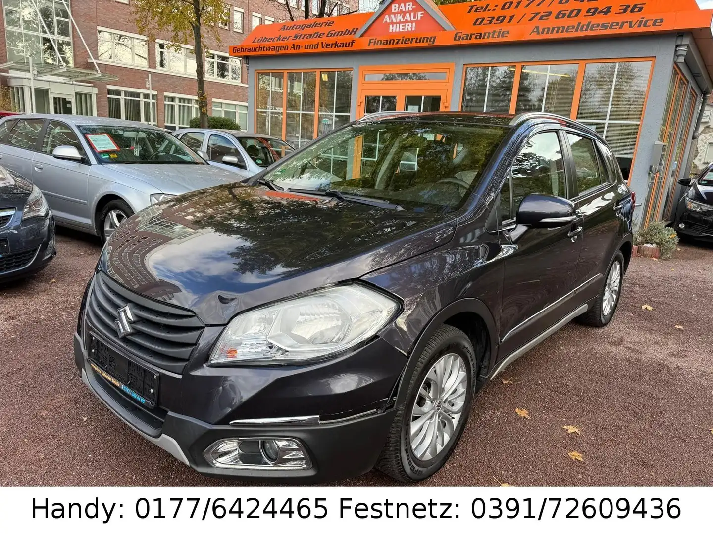 Suzuki (SX4) S-Cross KLIMAAUTOMATIK/4xel.FH/SHZ/8xALU Gris - 1