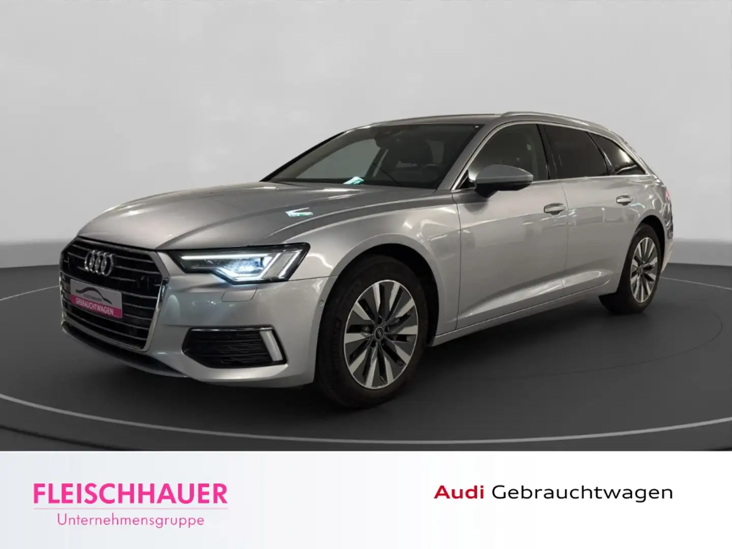 Audi A6 Avant 40 TDI design Matrix+Navi+AHK+Leder+ACC+App- Silber - 1