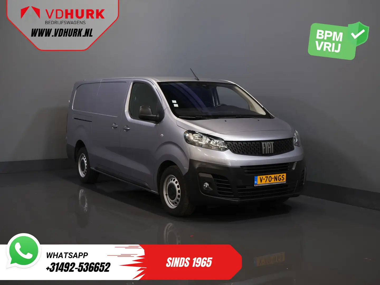 Fiat Scudo 2.0 MJ 145 pk L3 BPM VRIJ! (DEMO) Adapt.Cruise/ Cl Gris - 1