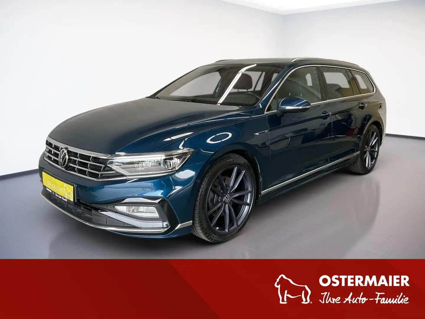 Volkswagen Passat Variant R-LINE 2.0TDI 200PS DSG 4M ACC.5J-G.AHK.STHZG.KAME Bleu - 1