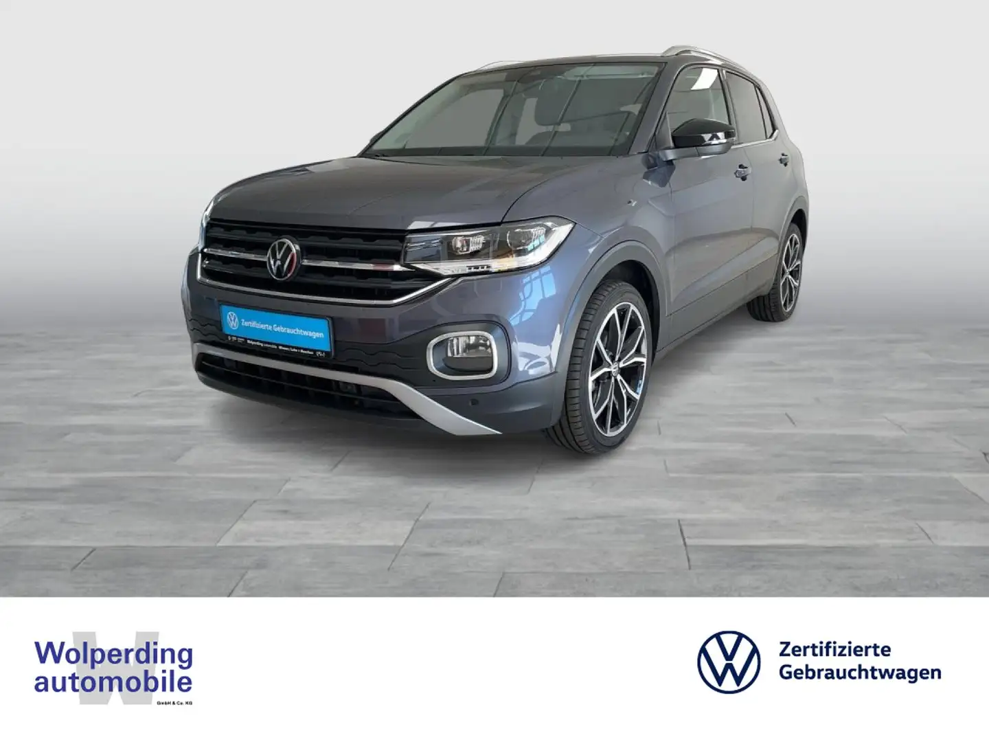 Volkswagen T-Cross 1.0 TSI DSG Style Bluetooth LED Klima Grau - 1