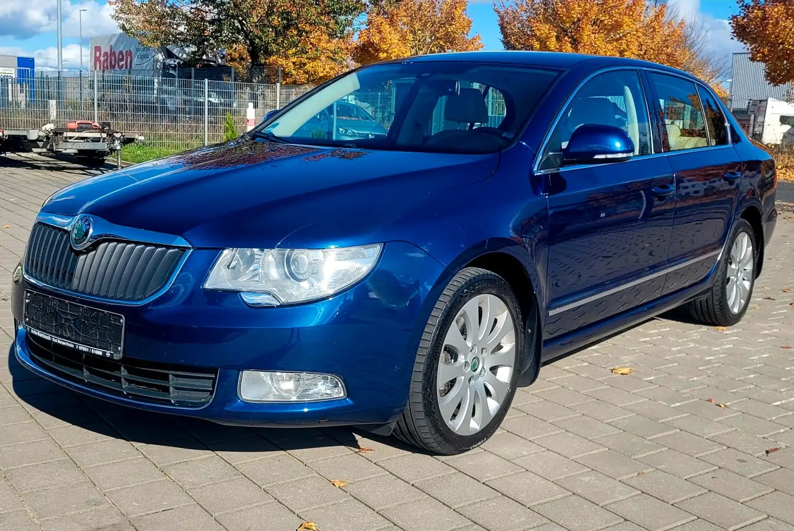 Skoda Superb Elegance/Tüv.Neu/V.Leder Blau - 1