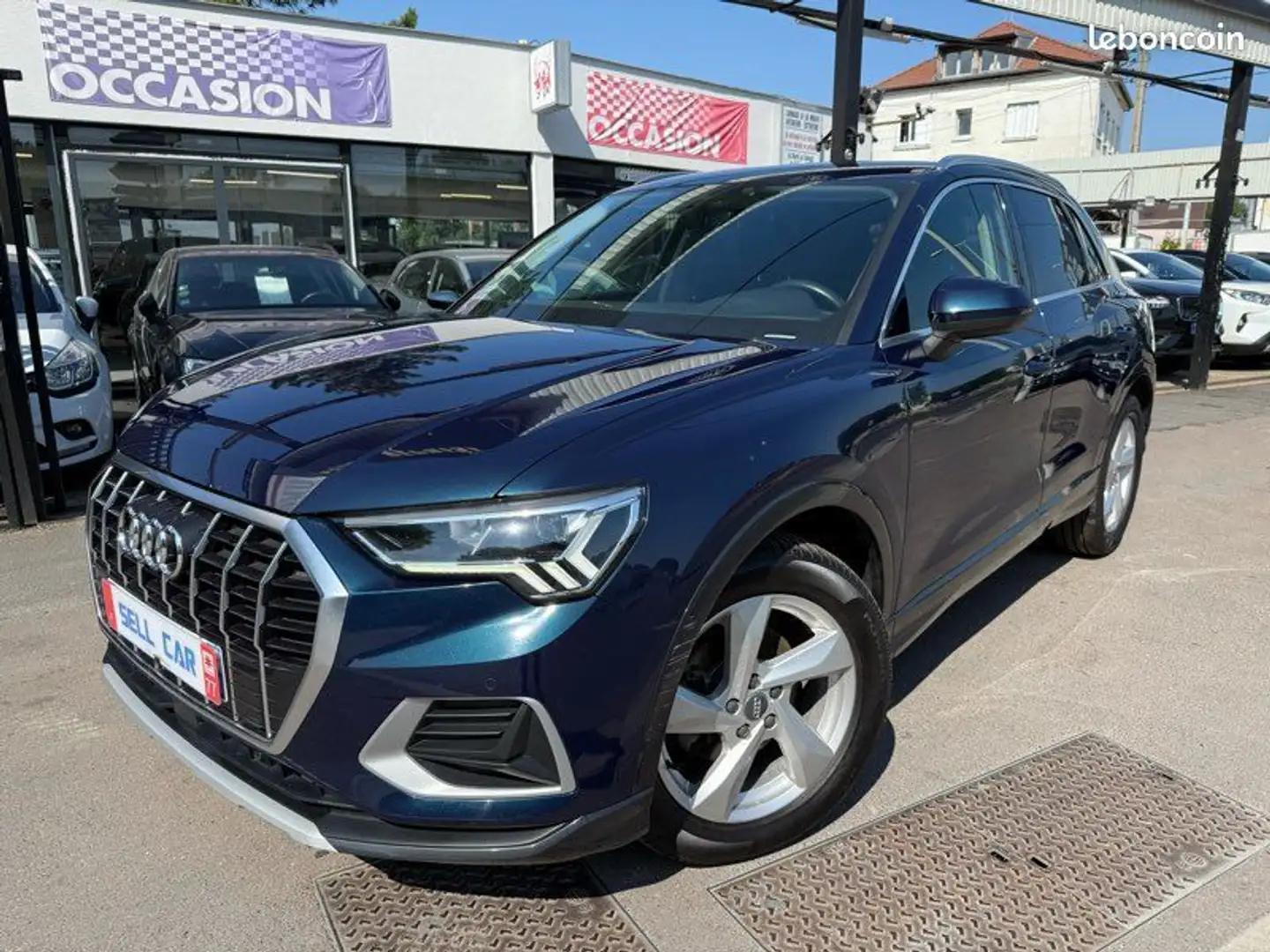 Audi Q3 35 TDI 150 Design Luxe S-TRONIC Bleu - 1