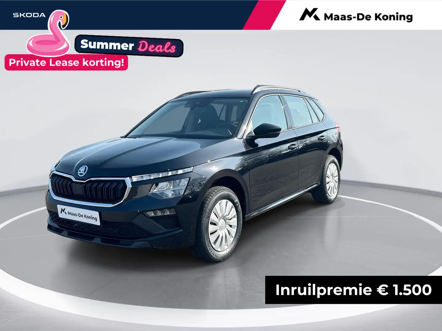 Skoda Kamiq Essence 1.0 TSI 85 kW / 115 PK SUV 6 versn. Hand | Zwart - 1