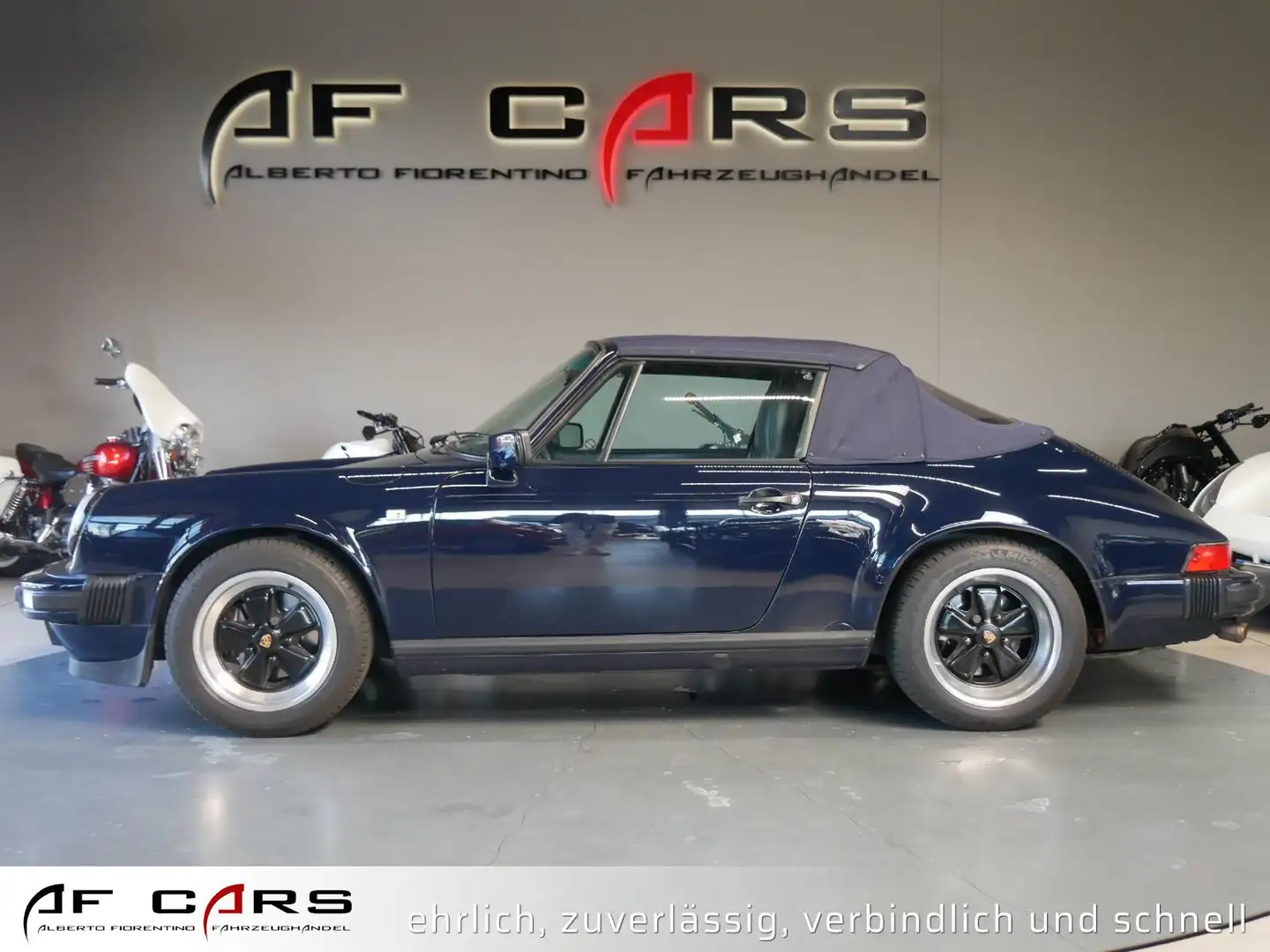 Porsche 911 Carrera Cabrio G Modell Top Zustand BRD und Wertgu Blau - 2