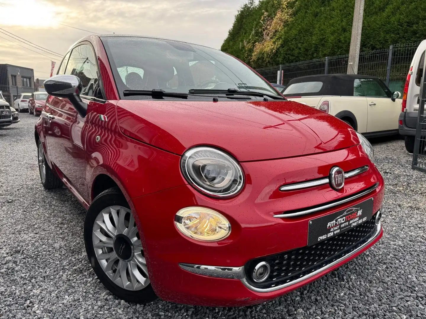 Fiat 500 0.9 T Lounge/ Automatique/ 1e Main/ Garantie 1 an Rouge - 2