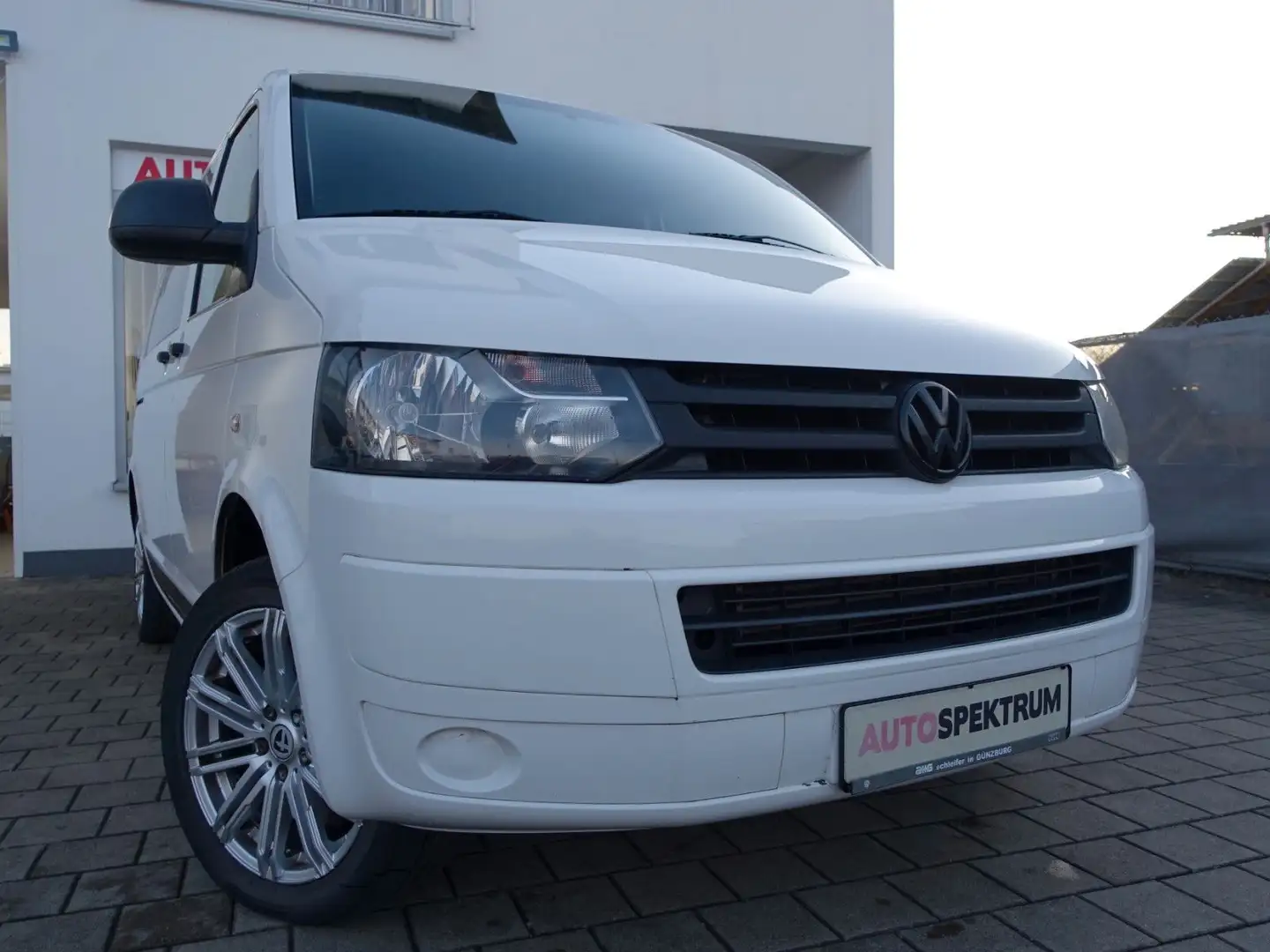 Volkswagen T5 Transporter Kombi 1. HAND ! 8 SITZER Blanc - 1