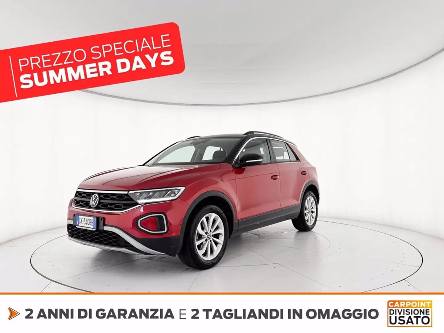 Volkswagen T-Roc 1.5 tsi life dsg Rosso - 1