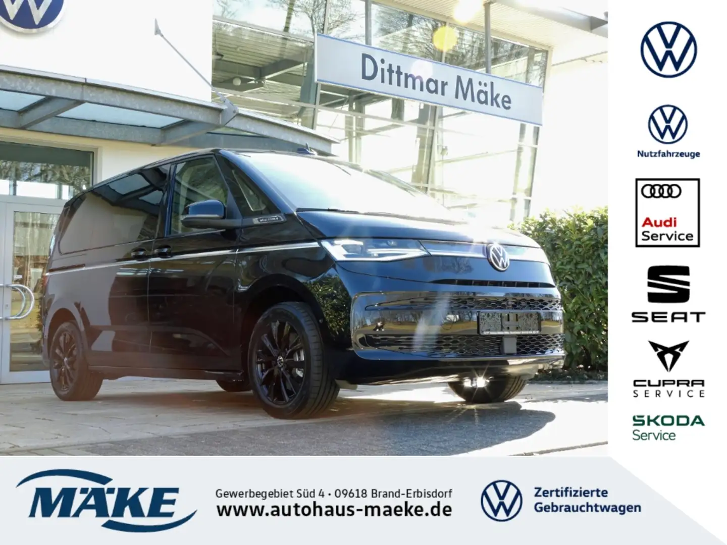 Volkswagen T7 Multivan Style 1.5 eHybrid 4motion DSG RFK LED Schwarz - 1