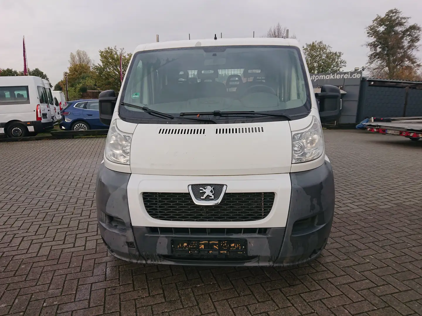 Peugeot Boxer Doppelkabiner 3-Seiten Kipper Weiß - 2