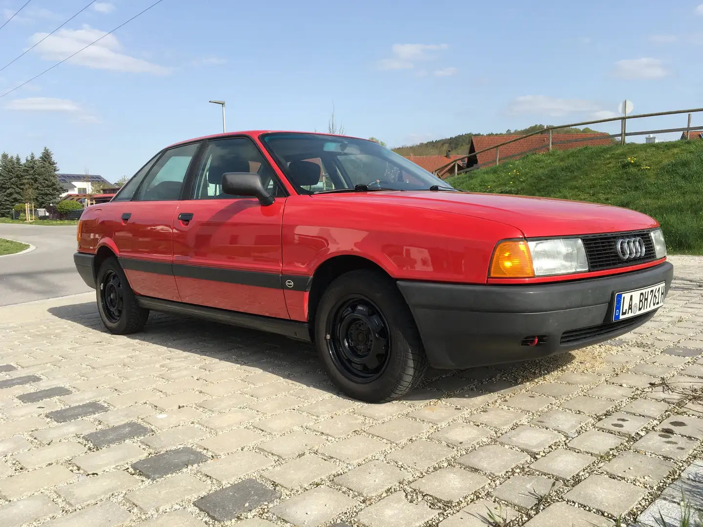 Audi 80 80 1.8 S Kırmızı - 1