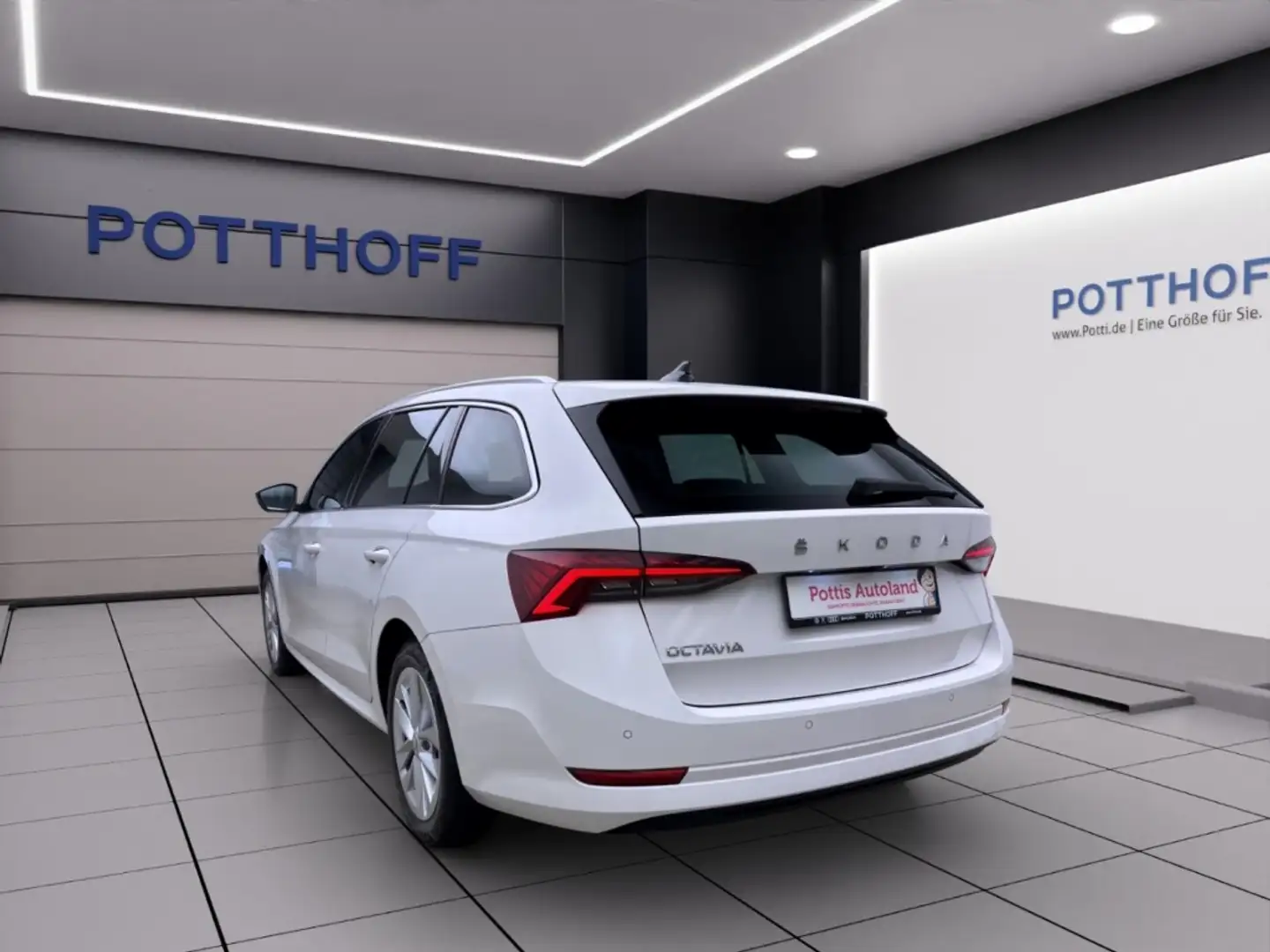 Skoda Octavia Combi 2.0 TDI DSG STYLE NAVI KAMERA ACC SITZHZG Weiß - 2