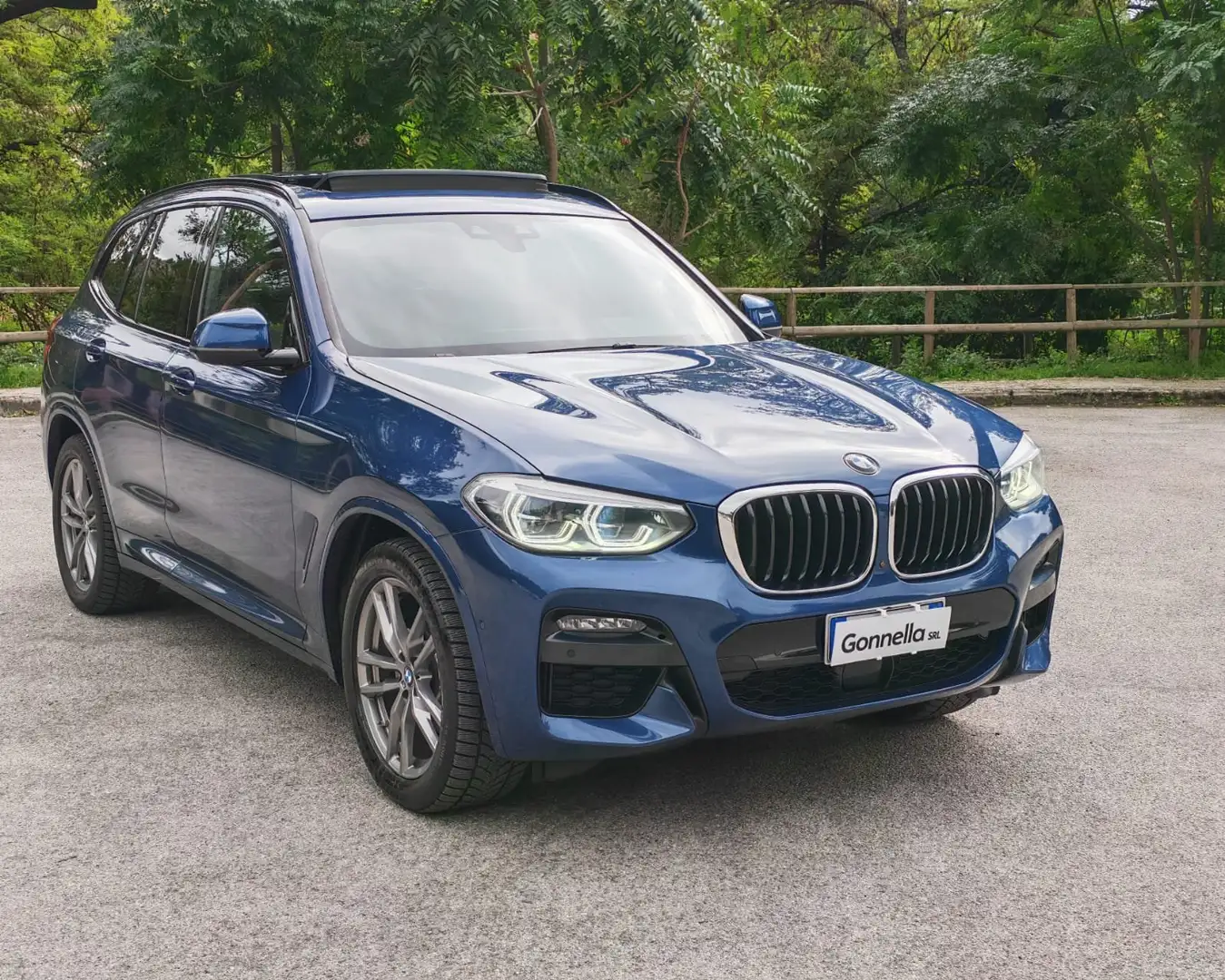 BMW X3 xdrive20d mh48V Msport auto Blu/Azzurro - 2