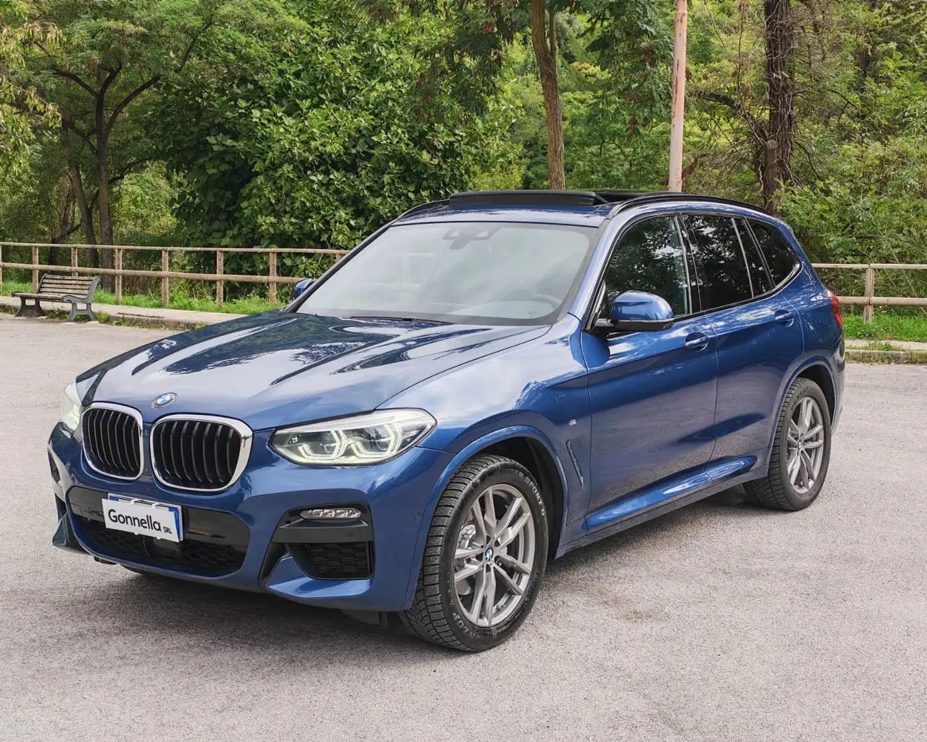 BMW X3 xdrive20d mh48V Msport auto Blu/Azzurro - 1