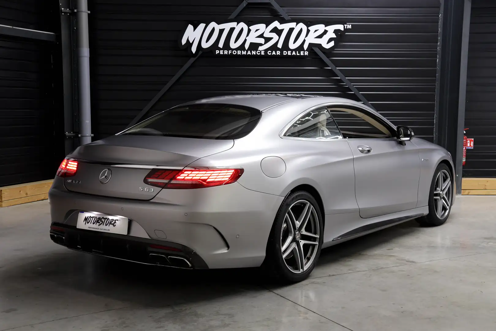 Mercedes-Benz S 63 AMG Classe S Coupé 63 AMG Speedshift 4Matic+ Argent - 2