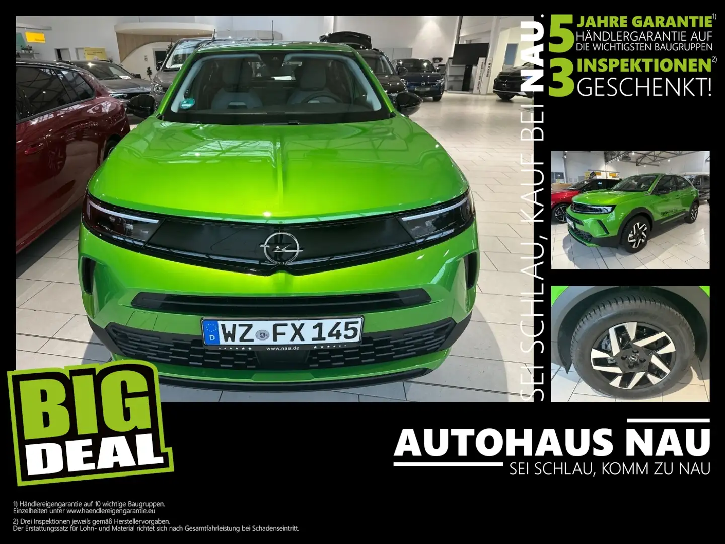 Opel Mokka 1.2 Turbo Elegance mit Allwetterreifen Inkl. Inspe Grün - 1