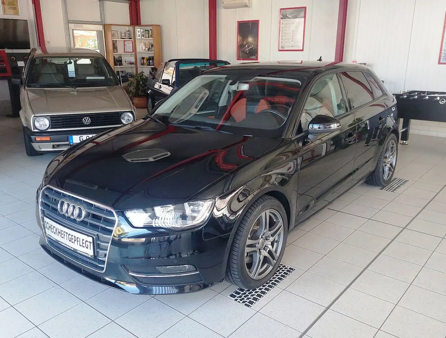 Audi A3 Sportback Ambition scheckheftgepflegt Schwarz - 1