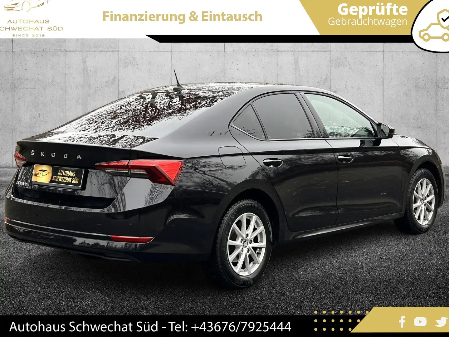 Skoda Octavia 2,0 TDI DSG Ambition // NAVI // VIRTUAL // MWST Nero - 2