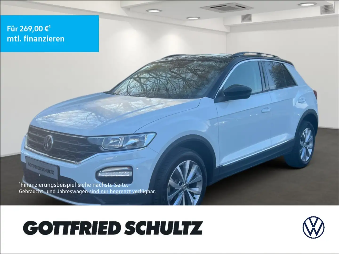 Volkswagen T-Roc 1.5 TSI Style DSG AHK KAMERA SHZ LM Weiß - 1